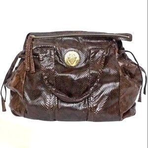 Gucci Hysteria Python Large Tote